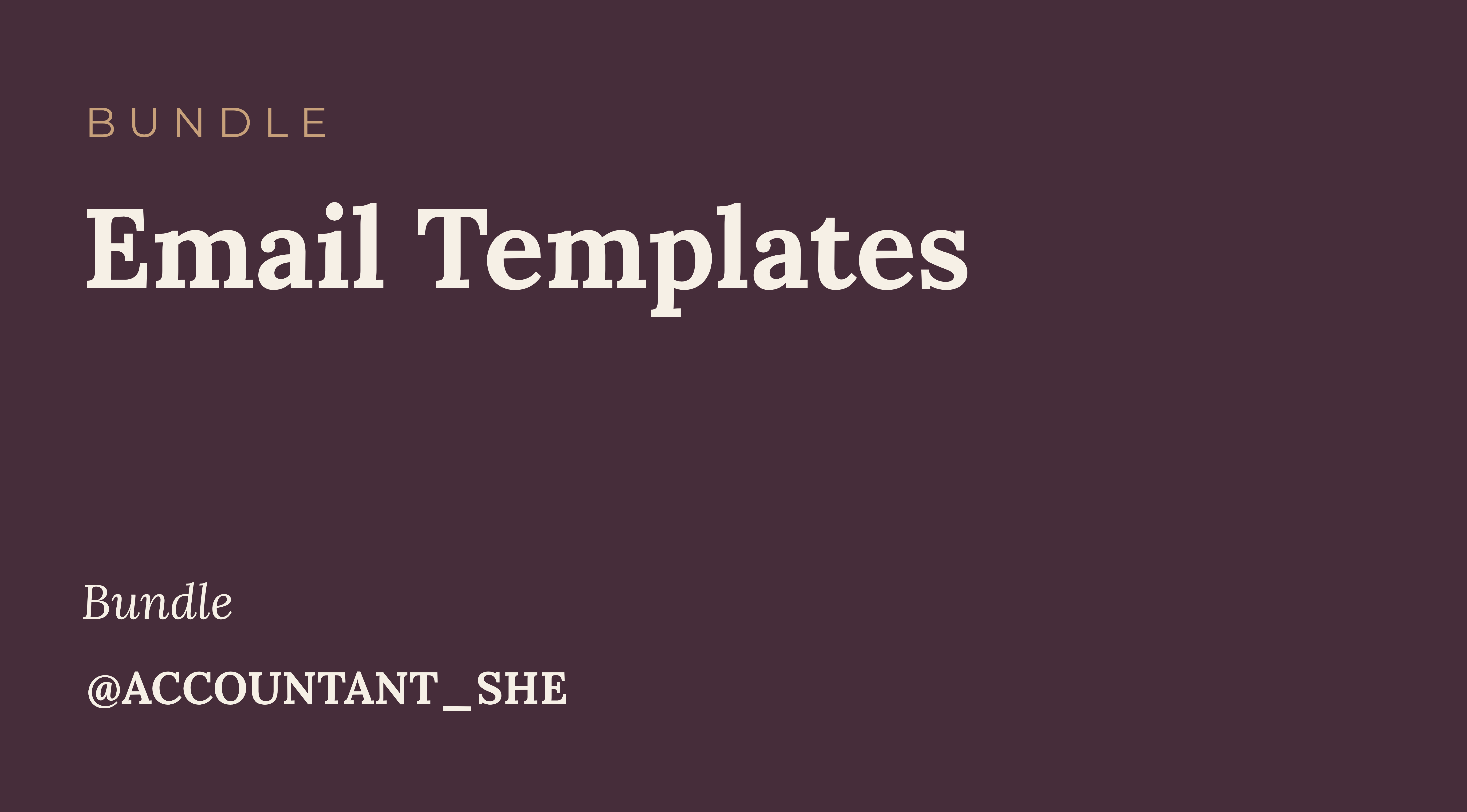 Product image for Email templates - bundle 10% off