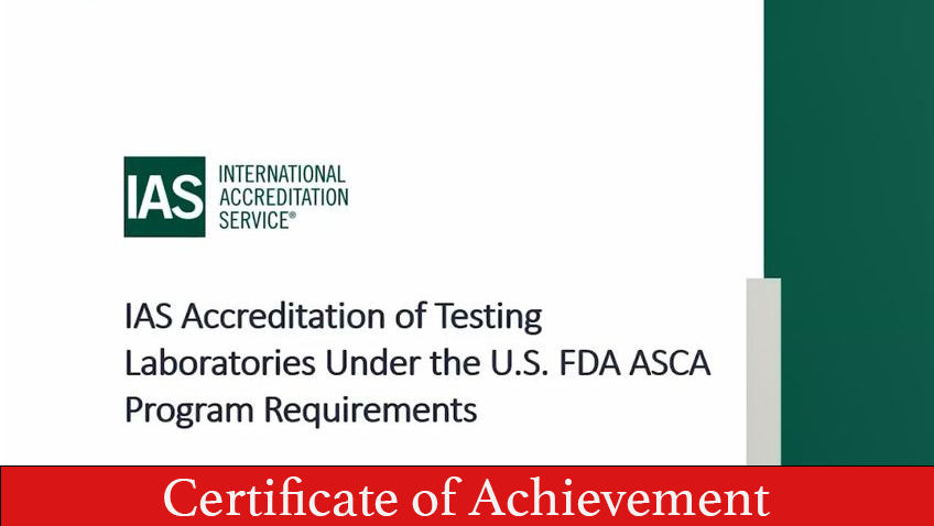 Product image for Accreditation of U.S. FDA ASCA testing labs