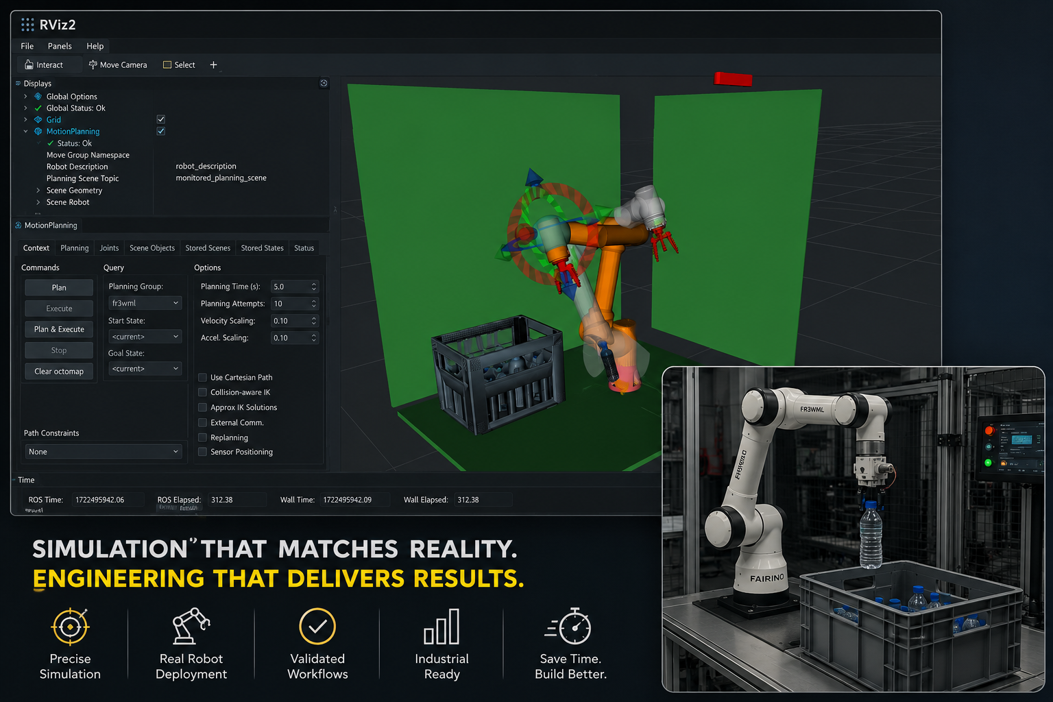 Product image for Industrial ROS2 Accelerator — Sim2Real in 90 Days
