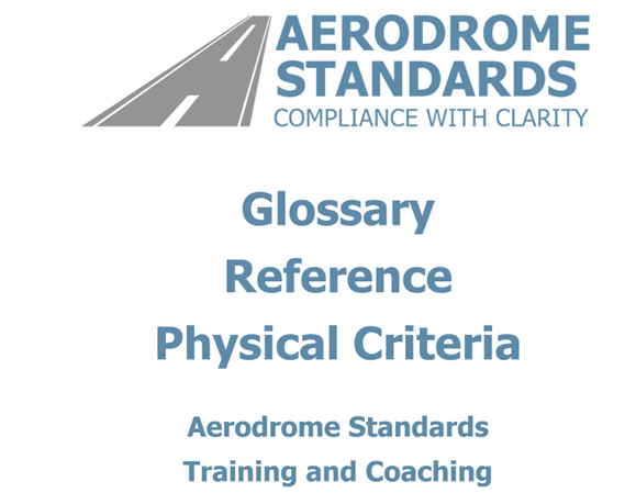 Product image for THE Aerodrome Glossary