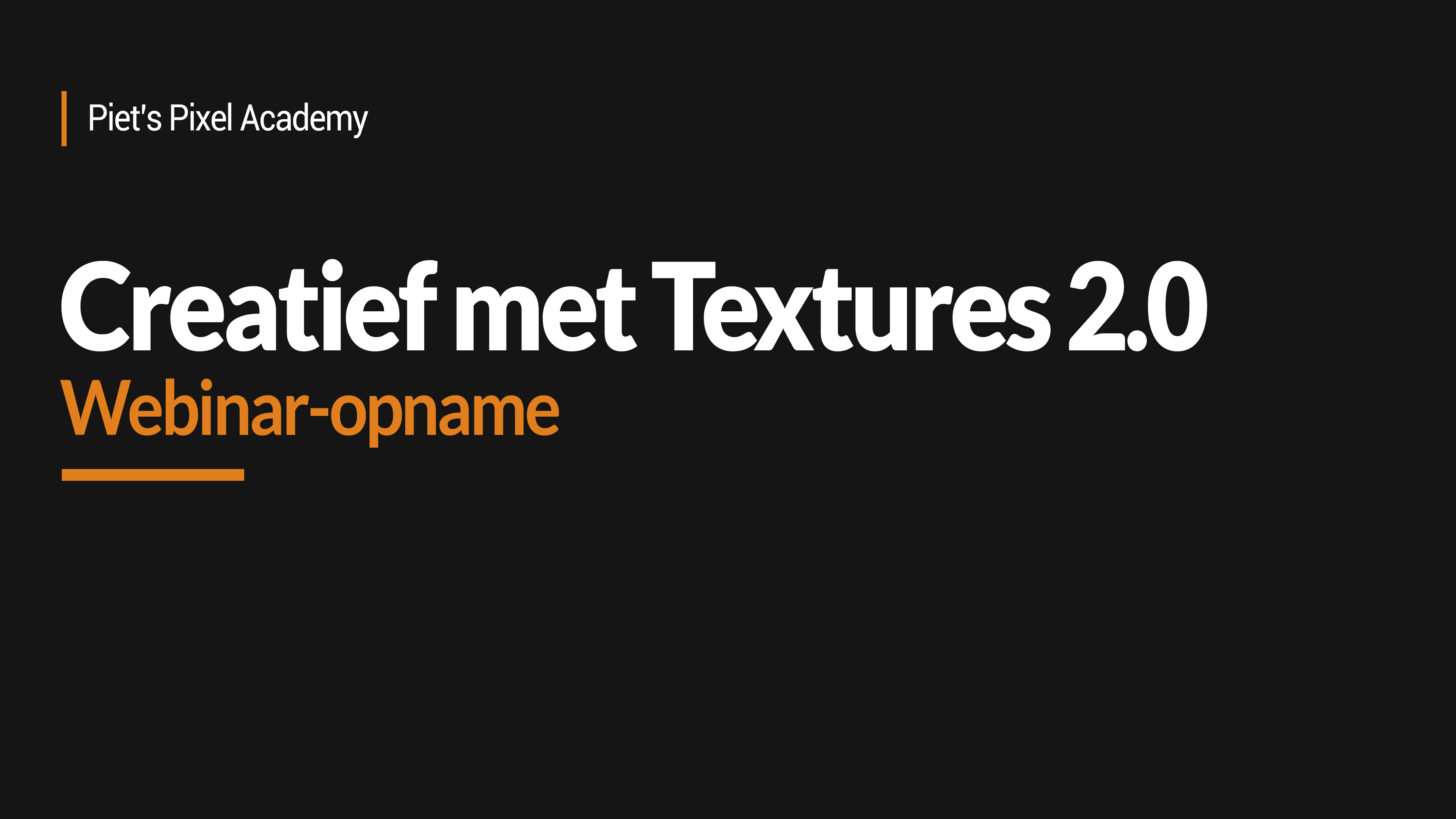 Product image for Creatief met Textures 2.0 Webinar-Opname
