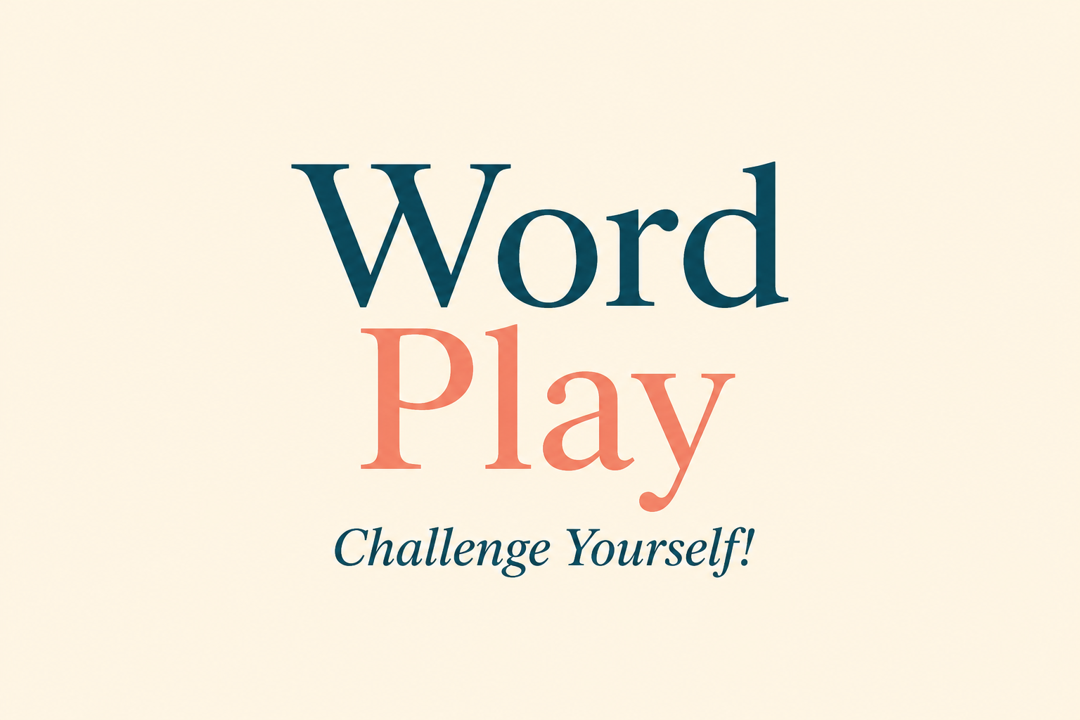 Product image for Word Play - Challenge Yourself!