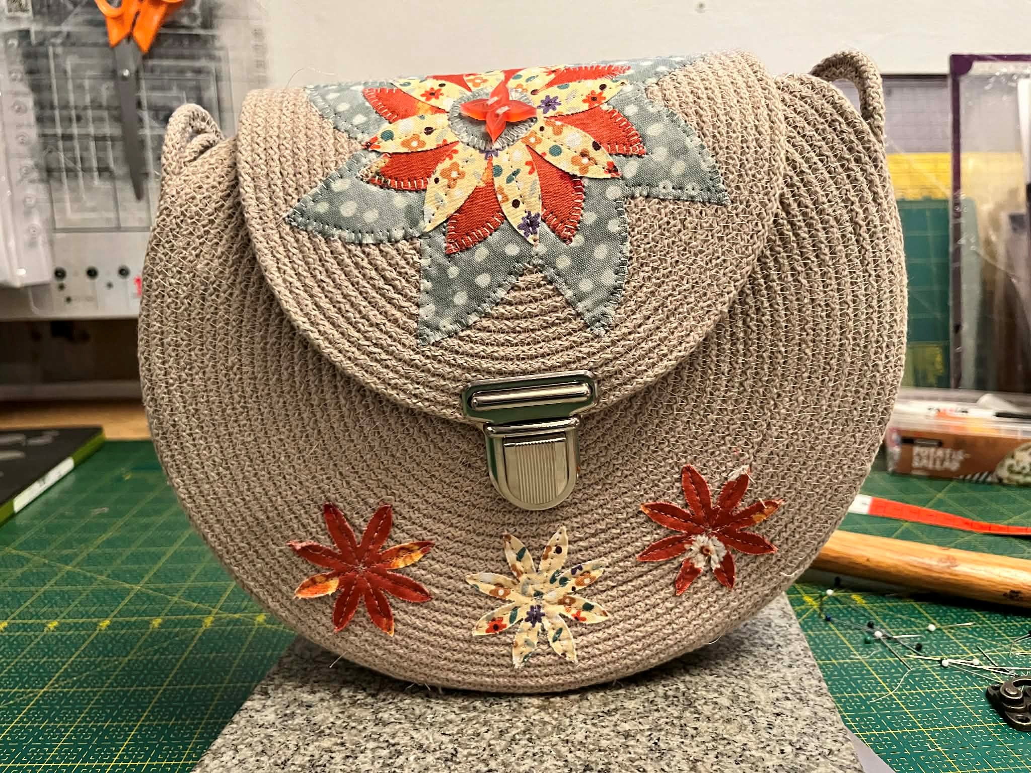 Product image for Applique Rope Bag by Nanne Panne