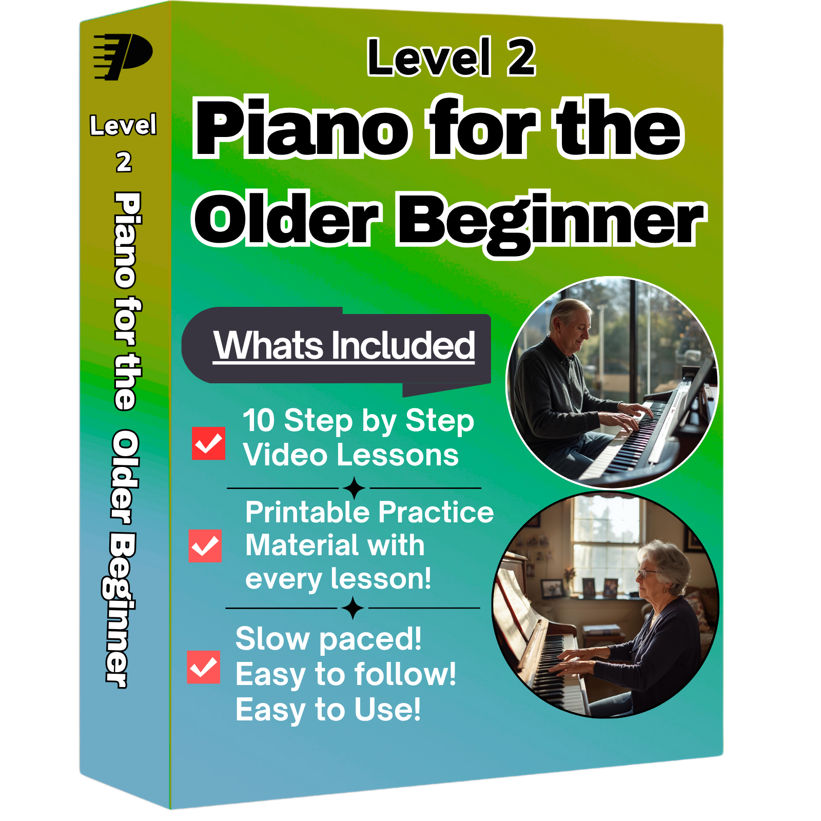 Product image for Level 2: How to Play Piano for the Older Beginner