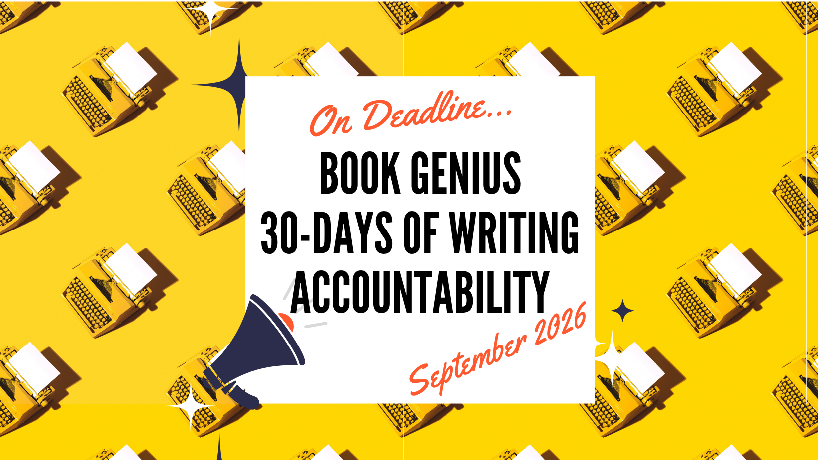 Product image for On Deadline - 30 Day Writing Accountability