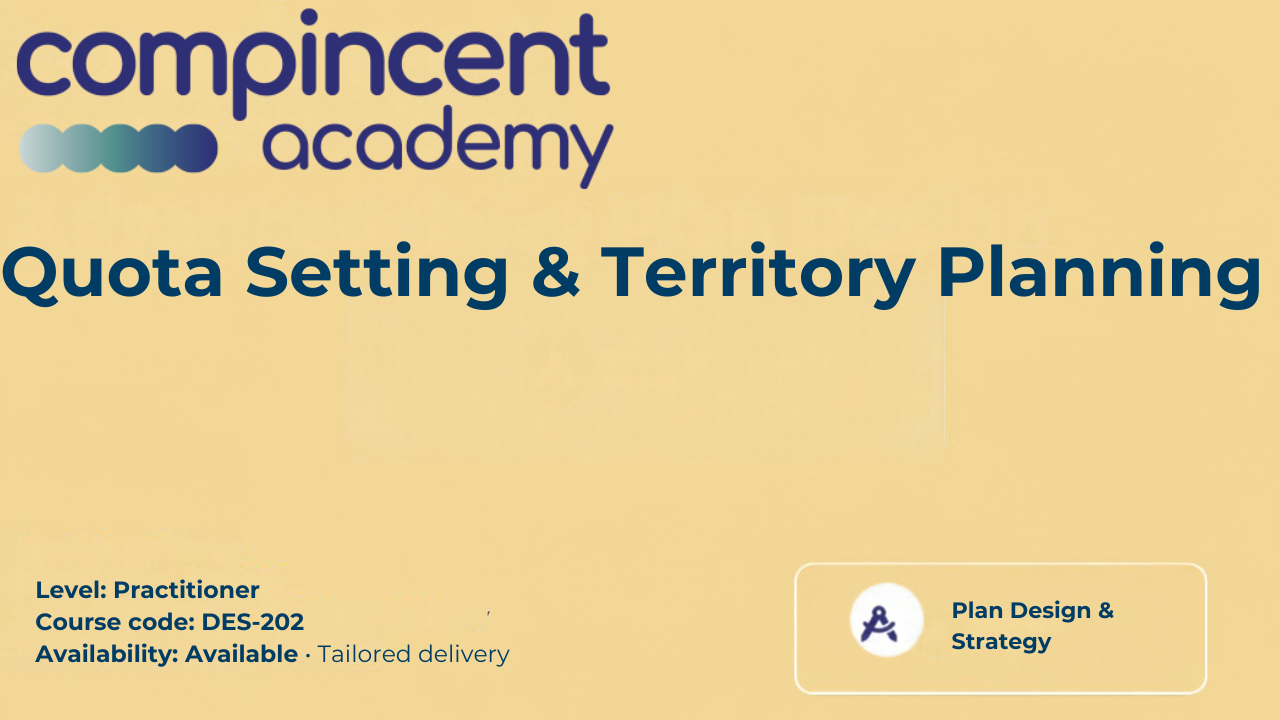 Product image for Quota Setting & Territory Planning 