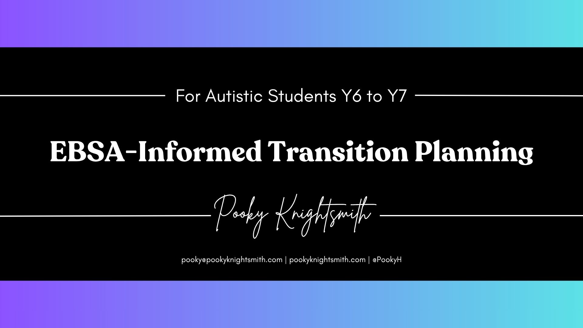 Product image for EBSA-Informed Transition Planning for Autistic Students