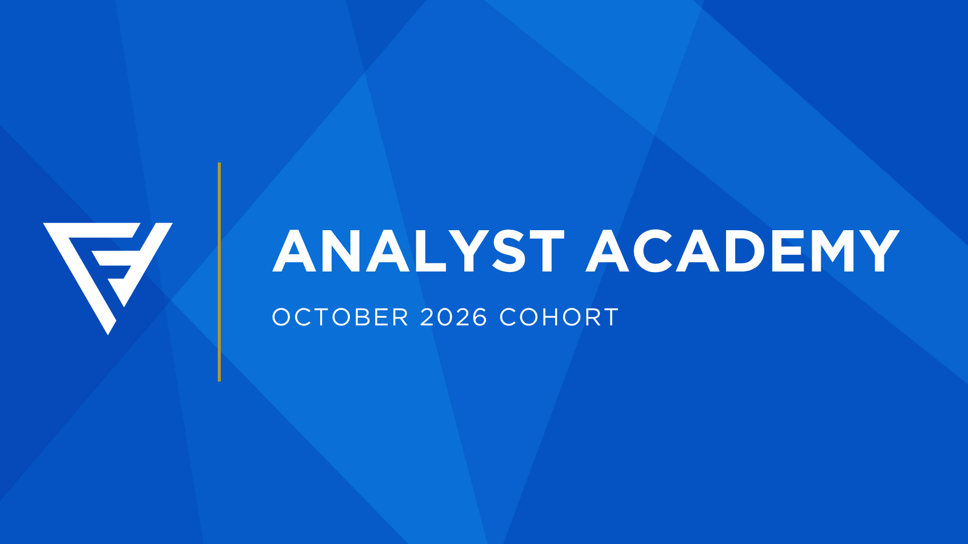 Product image for Analyst Academy (October 2026)