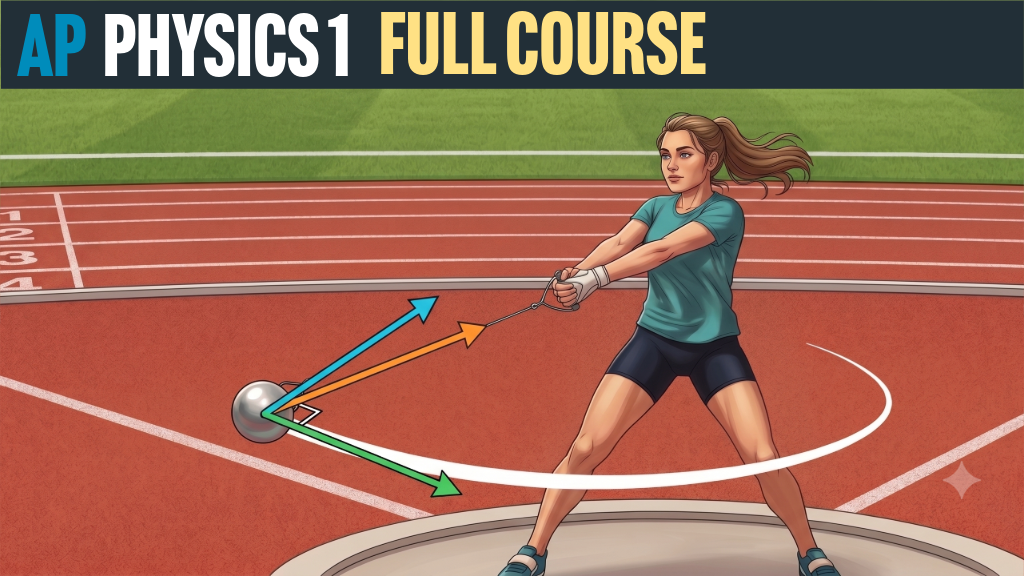 Product image for AP Physics 1: Full Course
