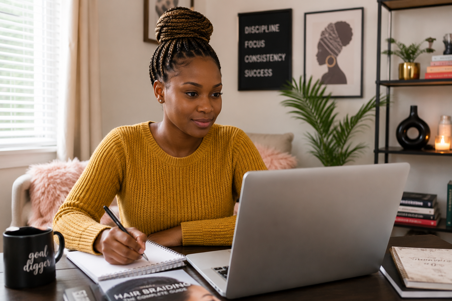 Online hair braiding courses and business training for aspiring beauty entrepreneurs