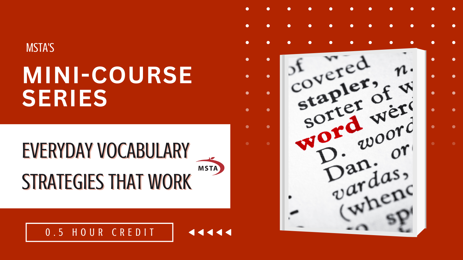Product image for Everyday Vocabulary Strategies That Work Mini-Course