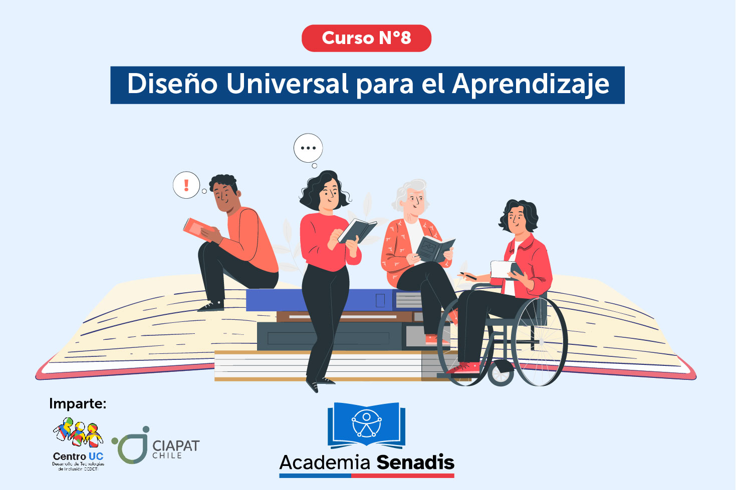 Imagen de producto para Curso 8: Diseño Universal para el Aprendizaje para instituciones públicas