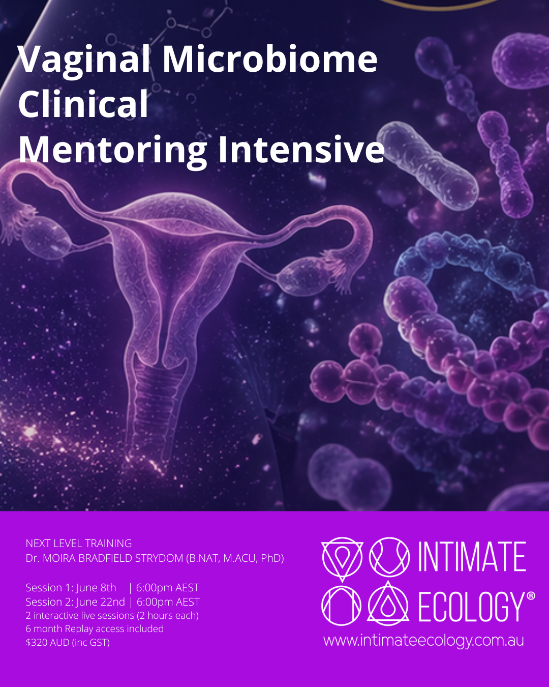 Product image for Vaginal Microbiome Clinical Mentoring Intensive (2-Part Series)