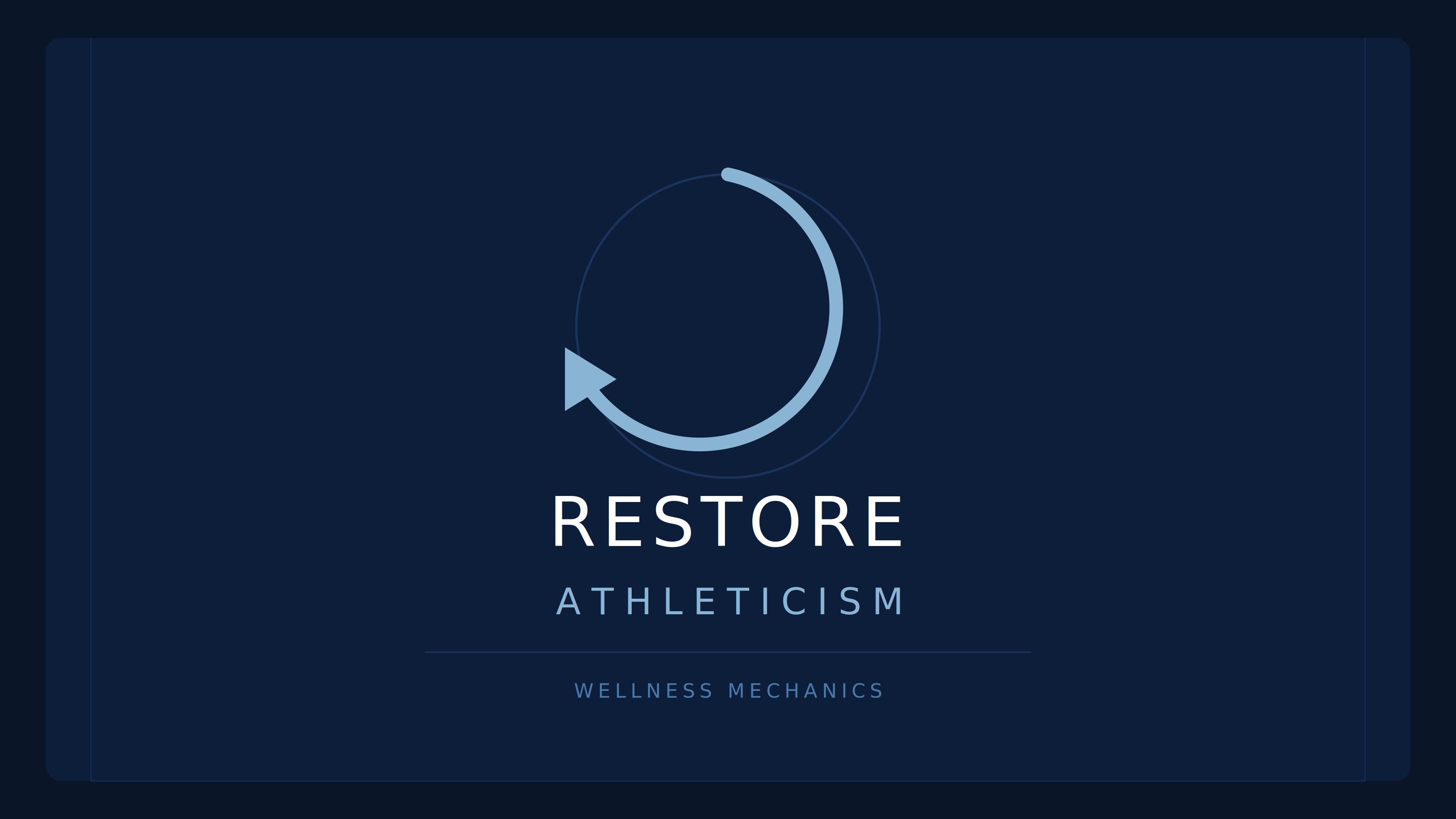 Product image for Wellness Mechanics: Gen X Restore Athleticism Series