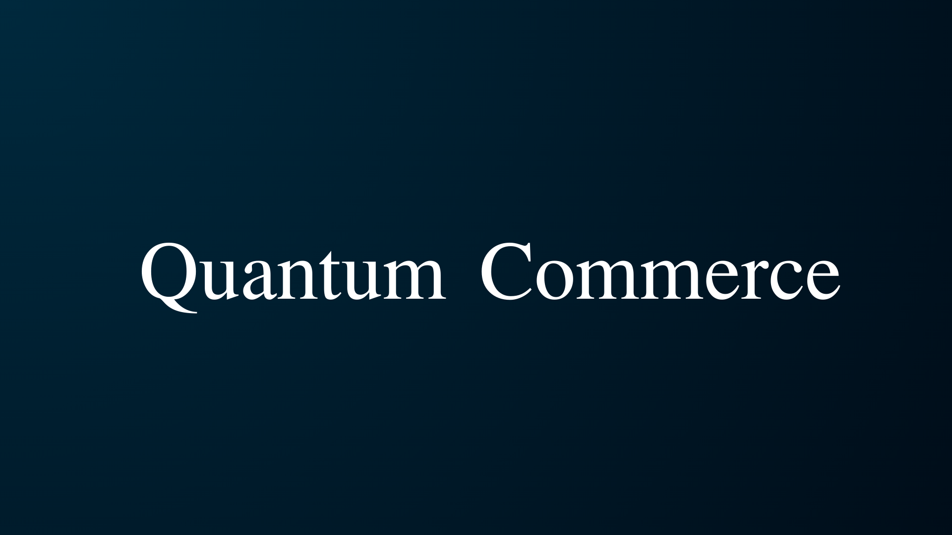 Product image for Quantum Commerce