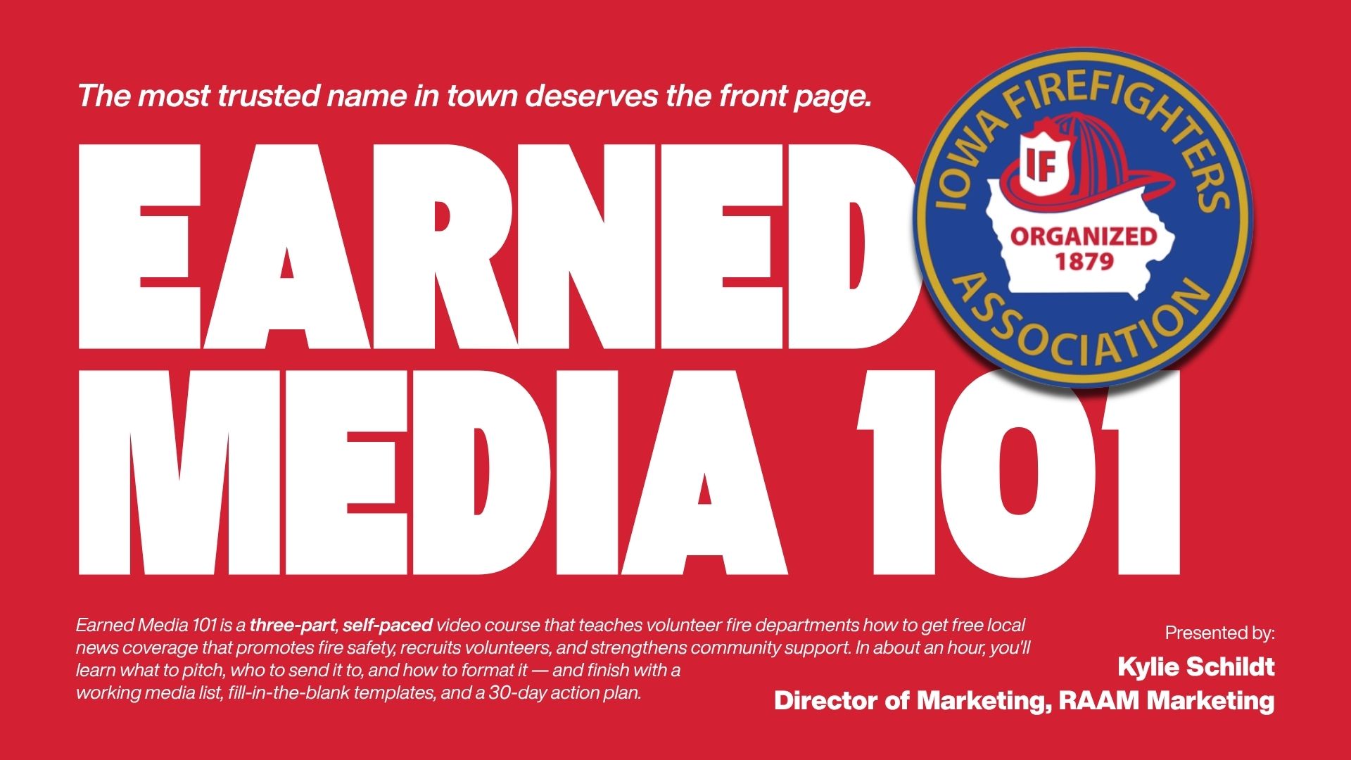 Product image for Earned Media 101 for Volunteer Fire Departments