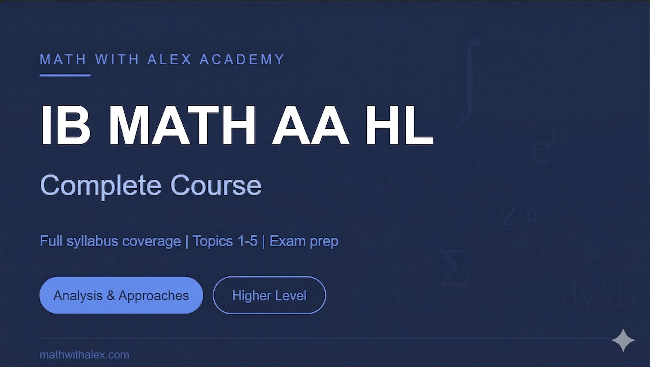 Product image for AA HL Complete Course
