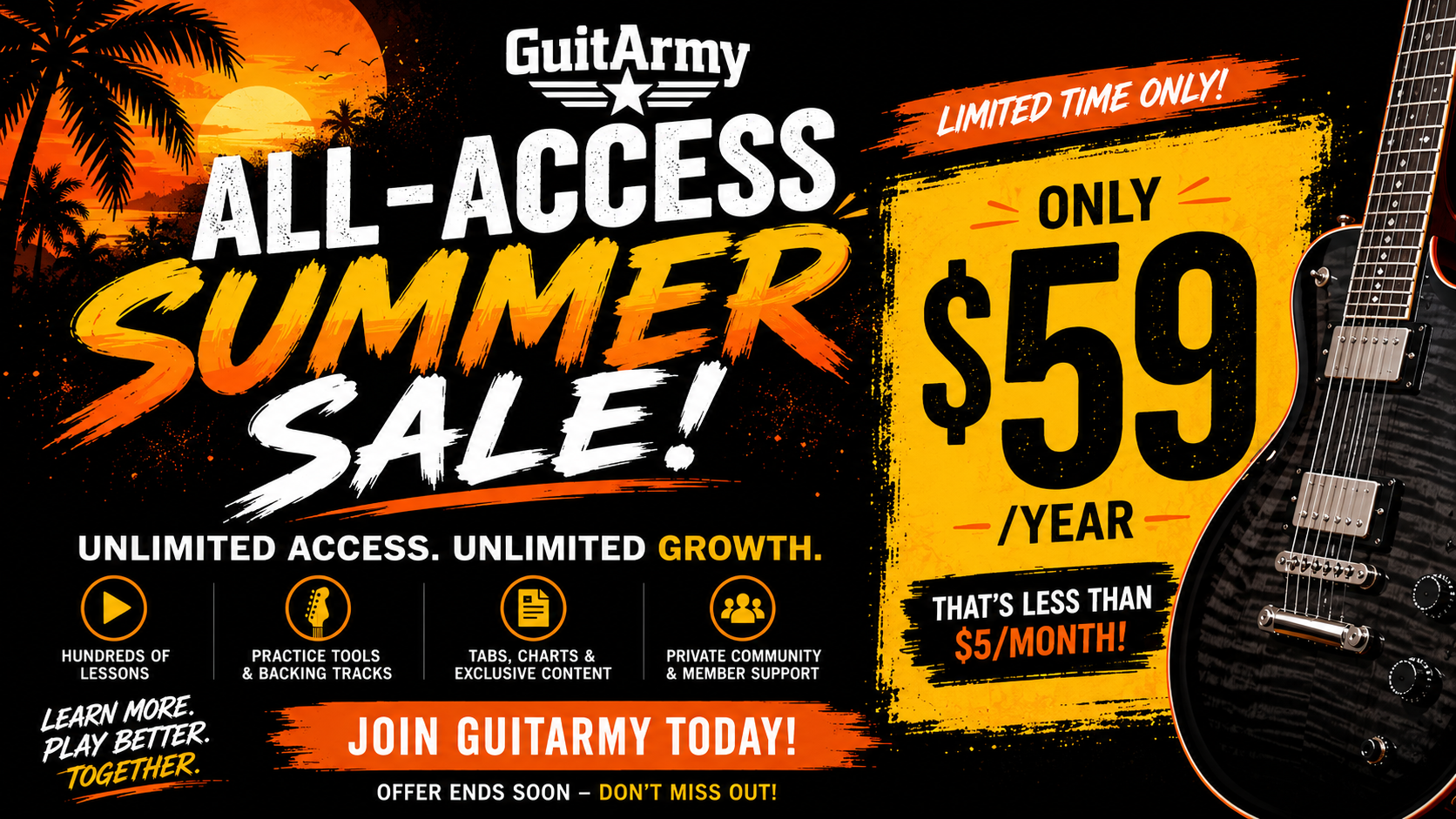 Product image for GuitArmy All-Access Membership
