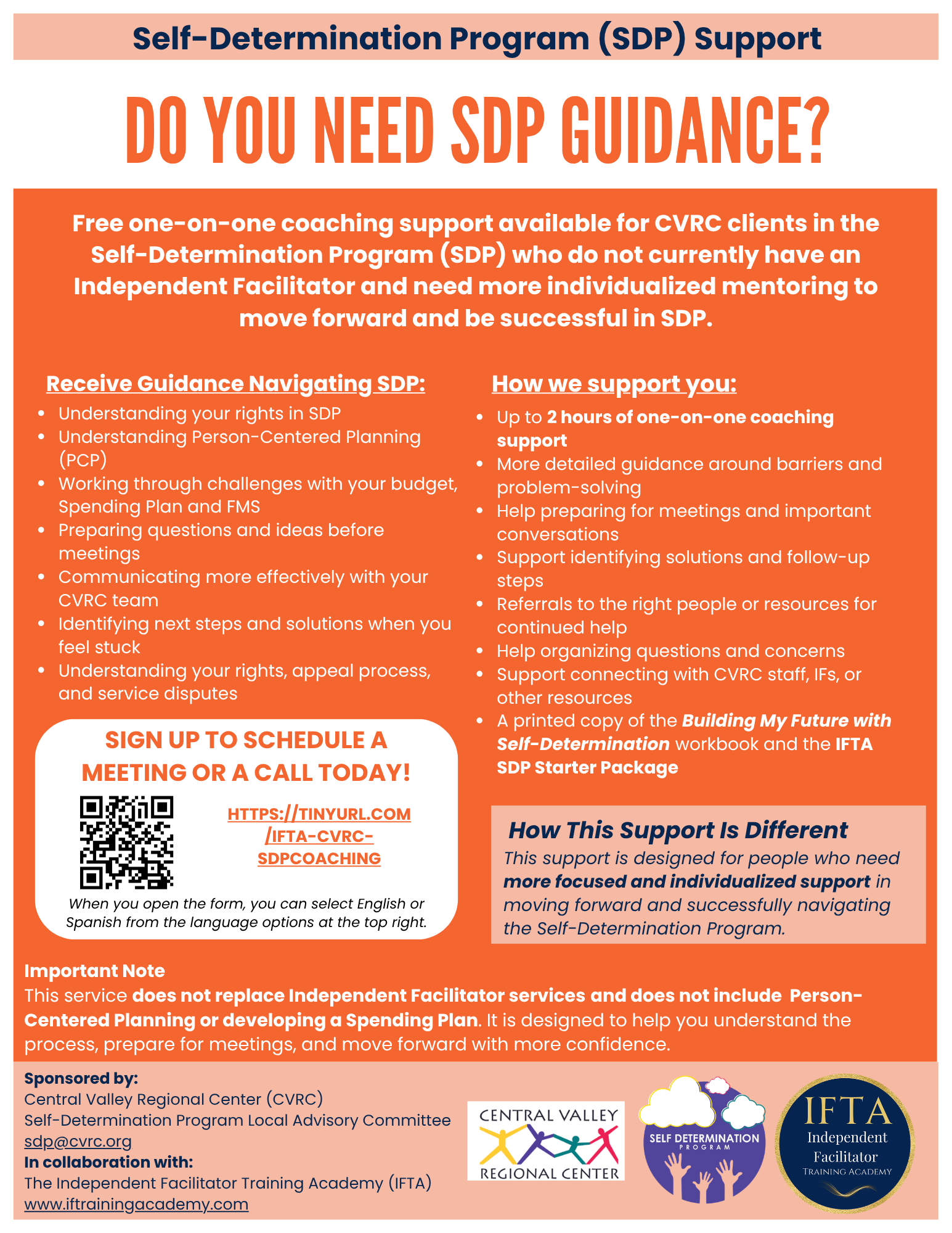 CVRC SDP Coaching Flyer