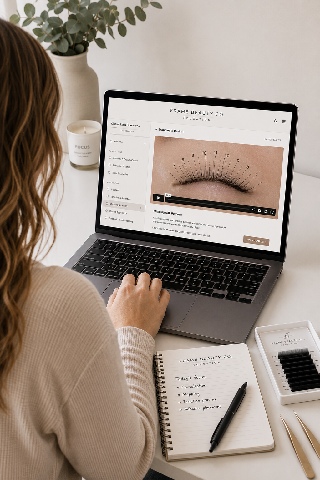 Product image for Classic Lash Extension Online Course | $399