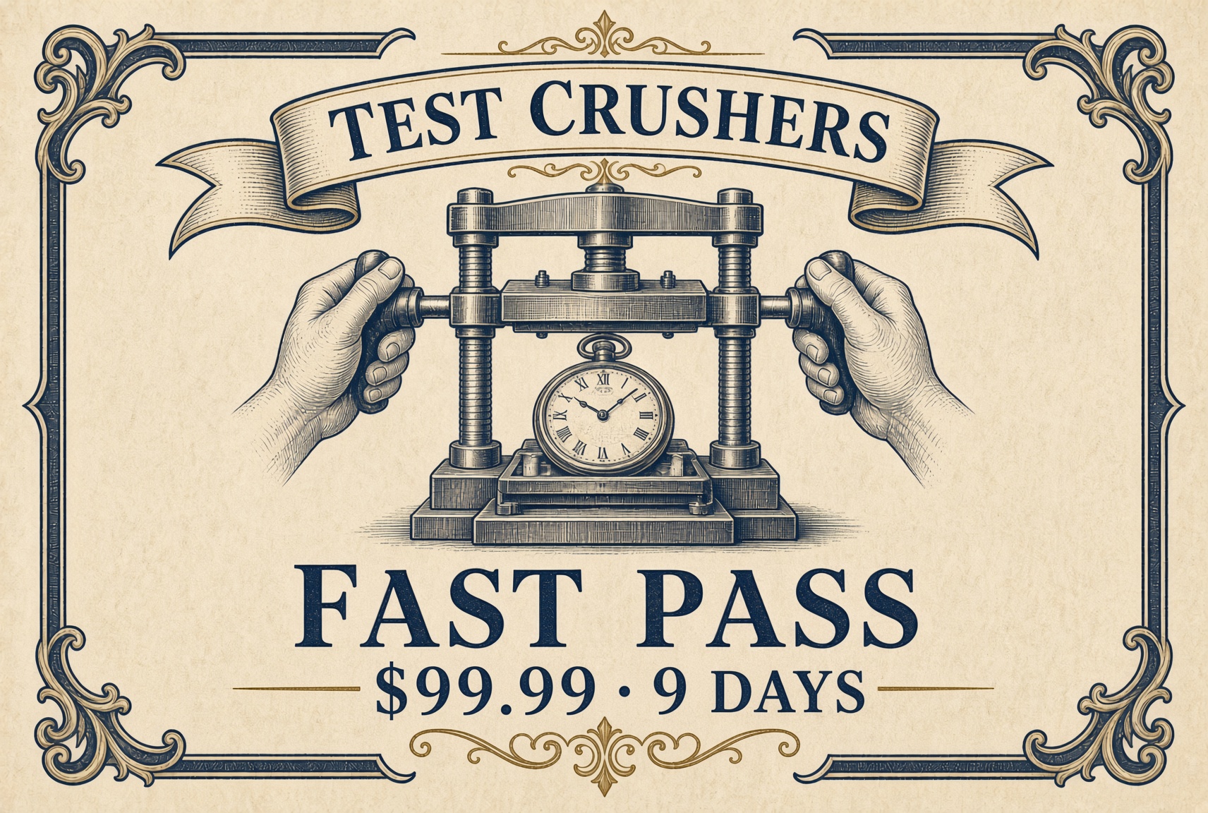 Icon for Test Crushes Fast Pass Plan for Video Course access
