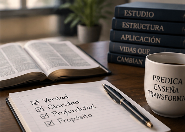 Cómo preparar una prédica con claridad, profundidad y propósito