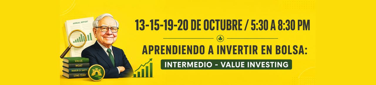 Product image for APRENDIENDO A INVERTIR EN BOLSA INTERMEDIO: VALUE INVESTING -OCT-2026