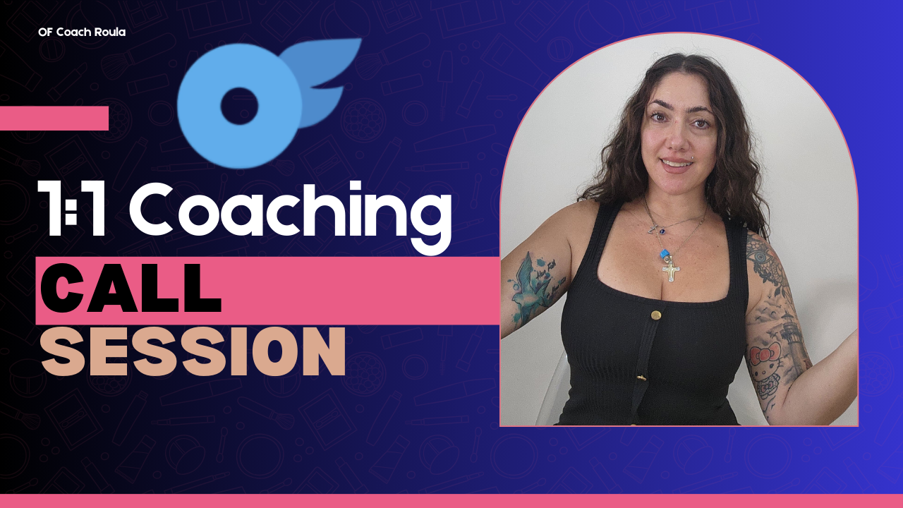Product image for 30 Minute 1:1 Onlyfans or Fansly Coaching Call