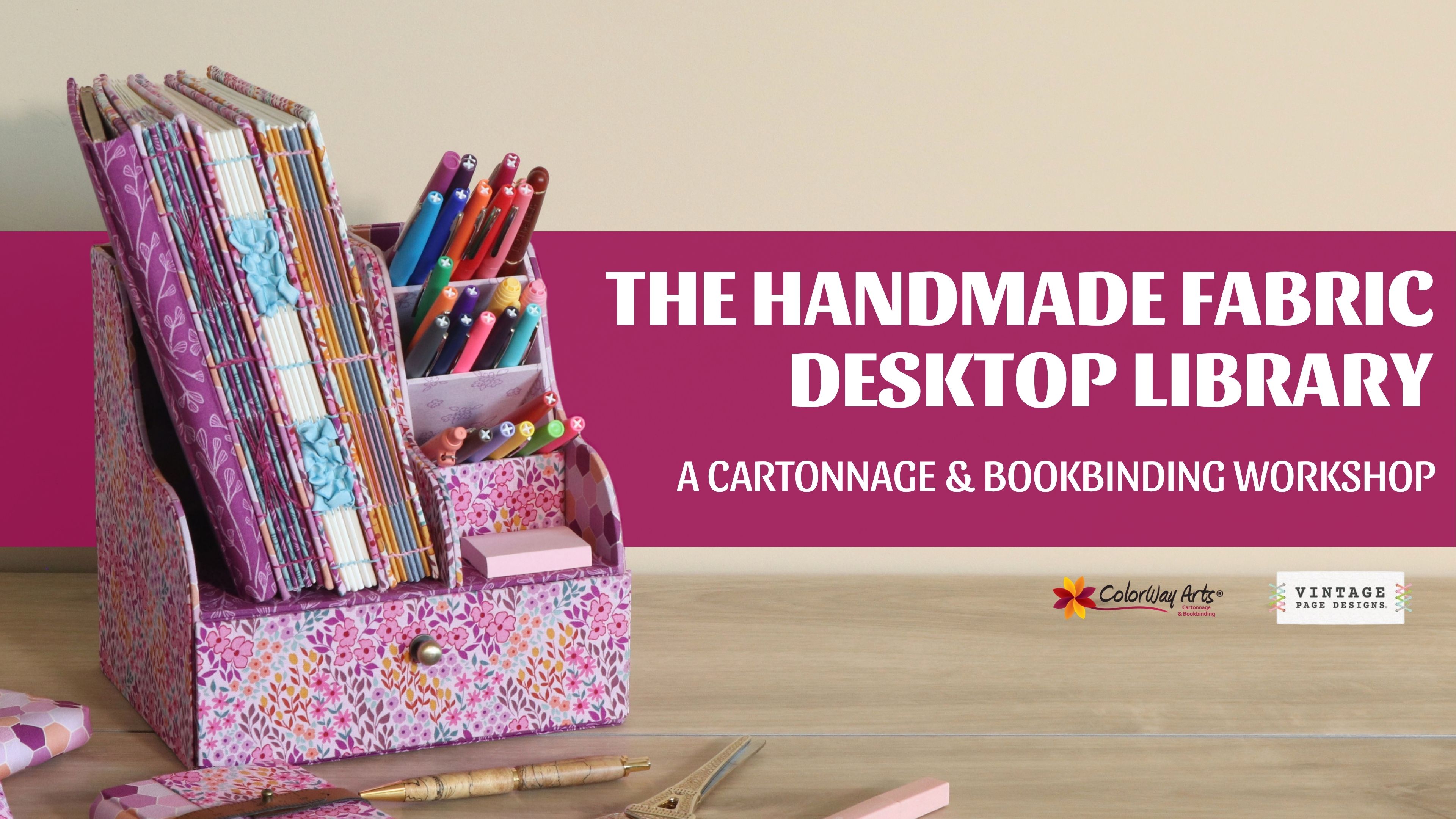 Product image for The handmade Fabric Desktop Library