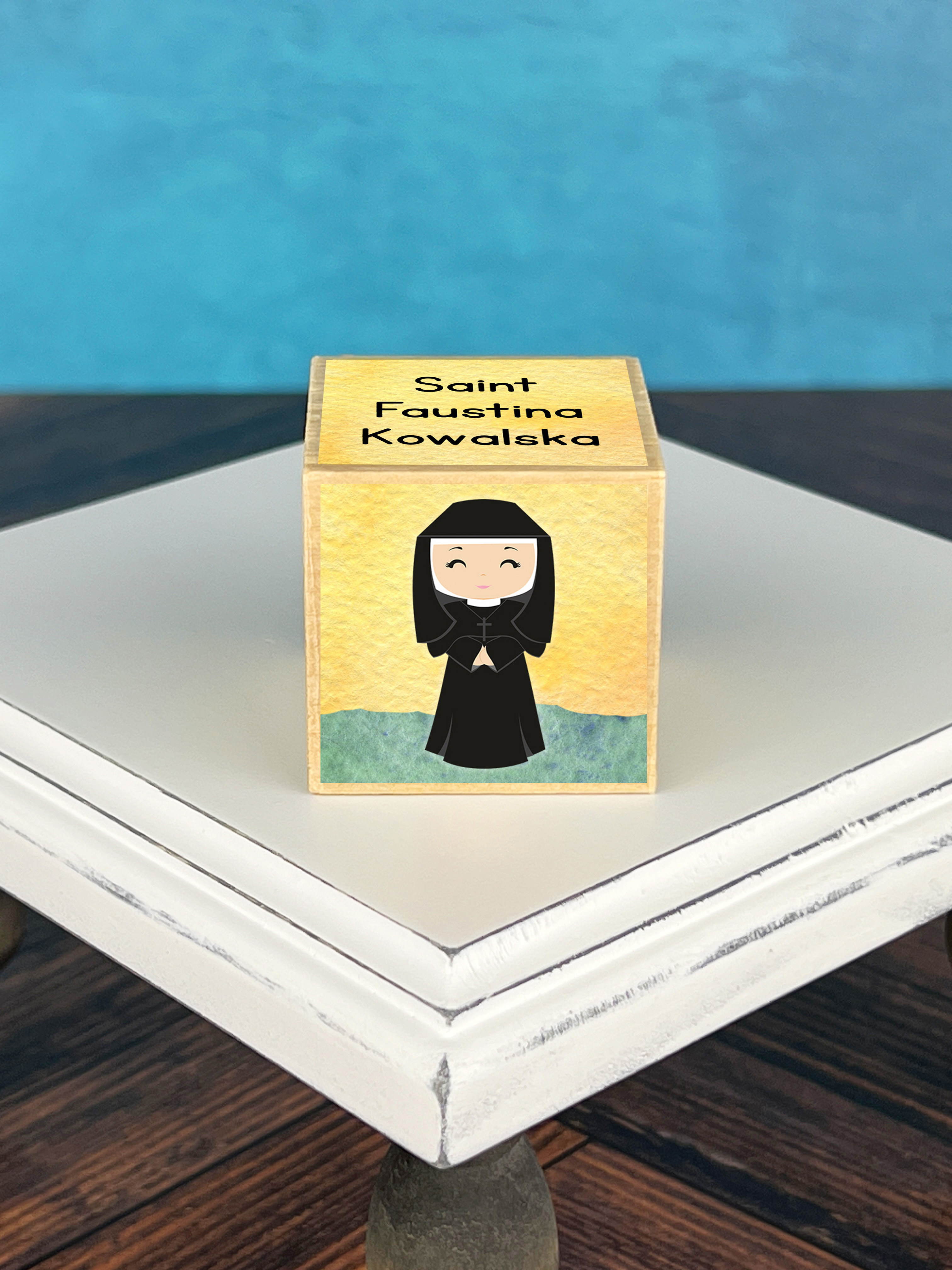 Saint Faustina Saint Block Printable