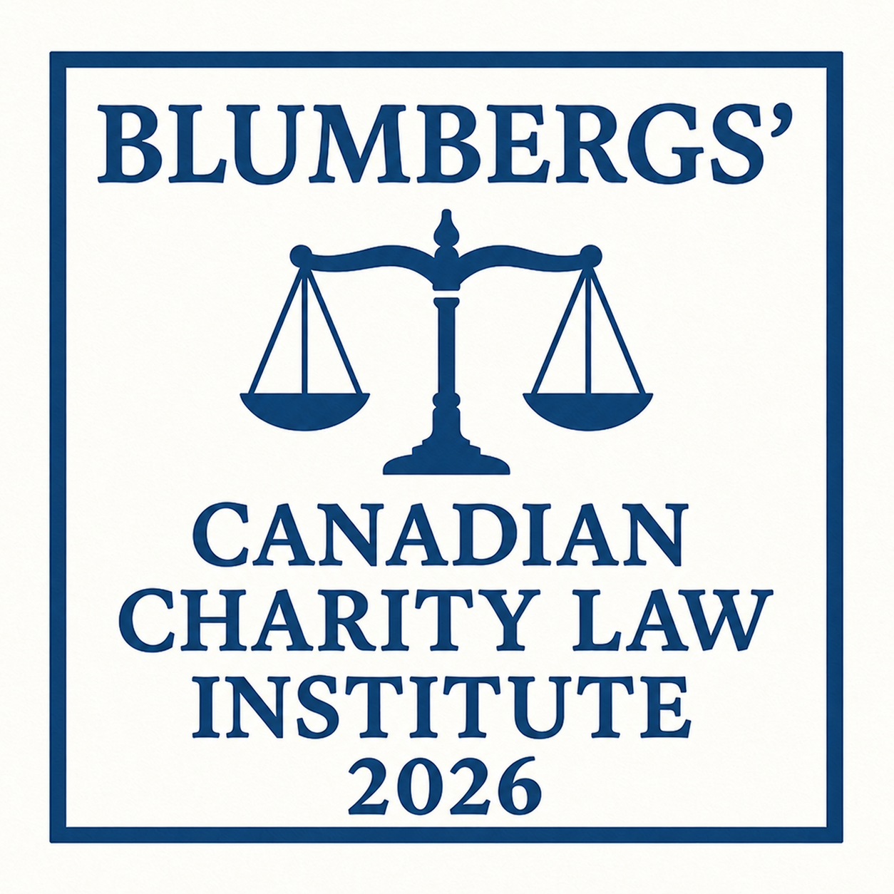 Product image for Blumbergs’ Canadian Charity Law Institute 2026 - online