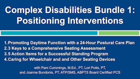Product image for Complex Disabilities Bundle 1: Positioning Interventions