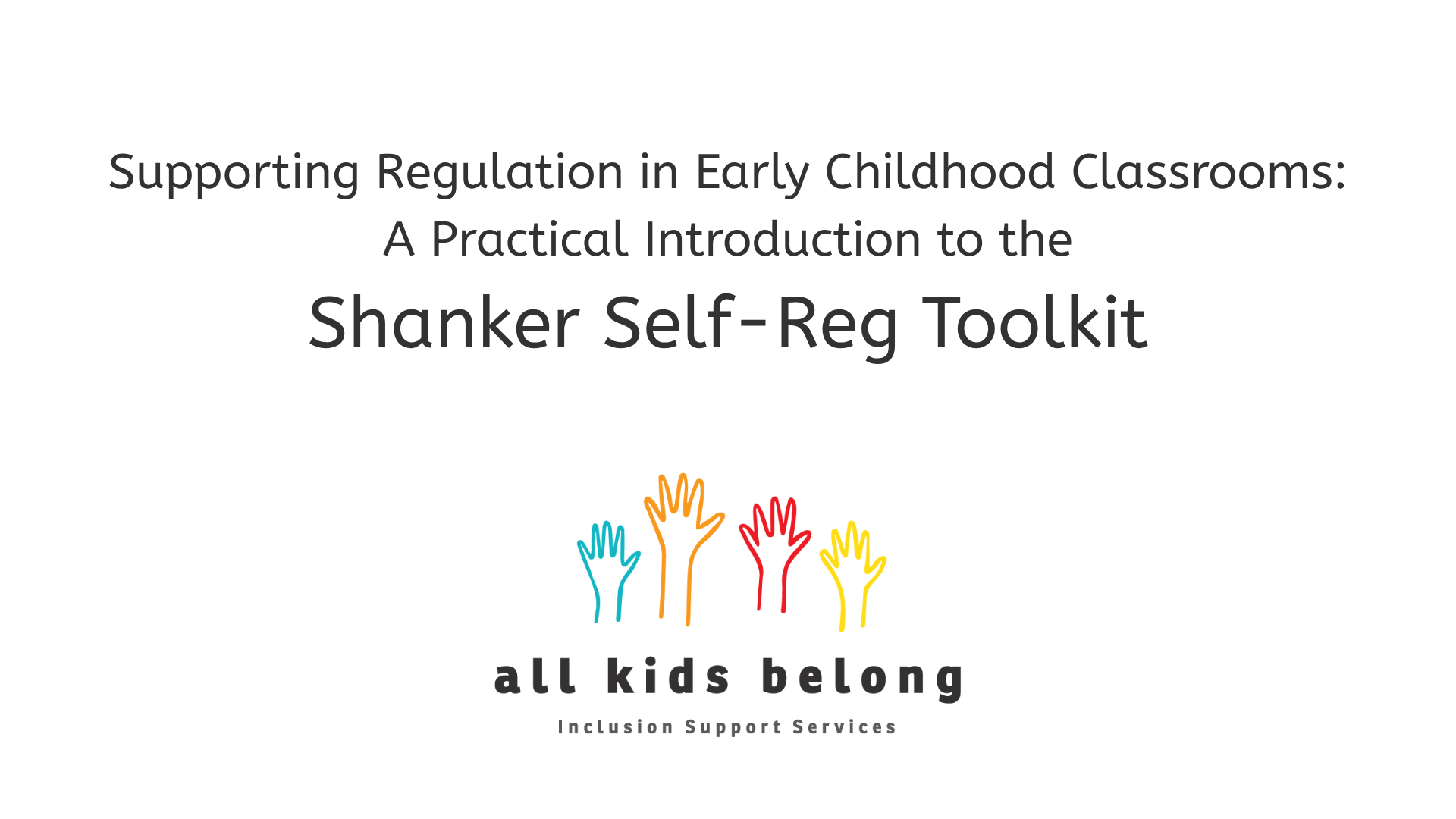 Product image for Self-Reg Toolkit 