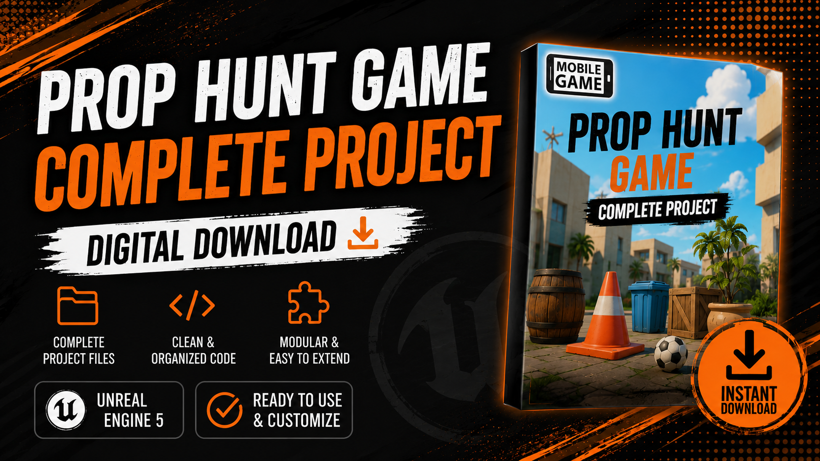 Product image for Prop Hunt Game Completed Project Download