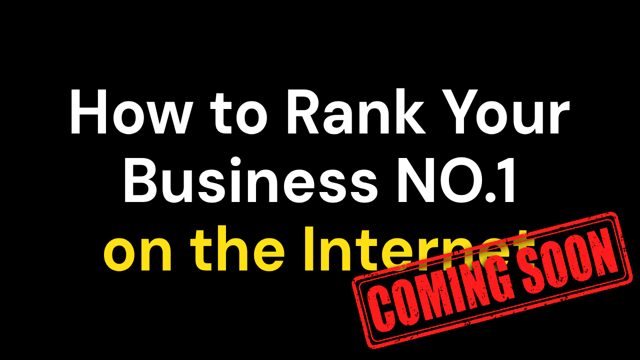 Product image for How to Rank Your Business No.1 on the Internet