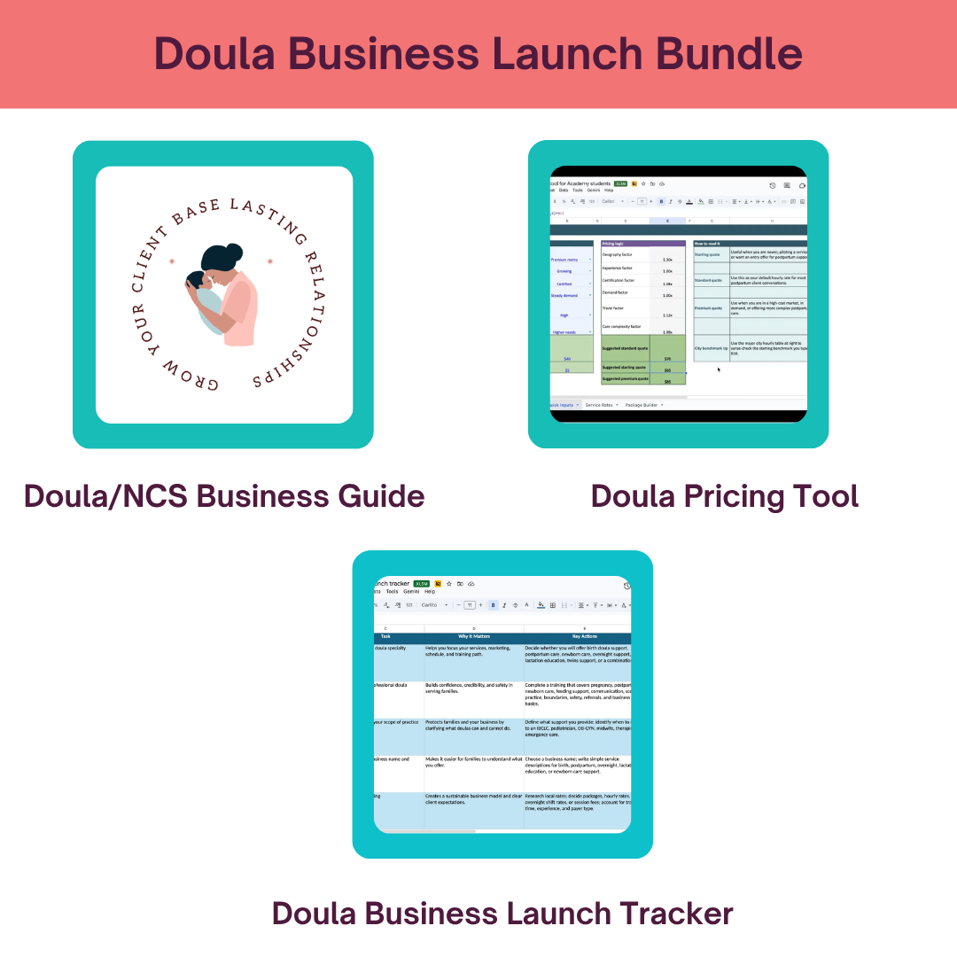Product image for Doula Business Launch Bundle