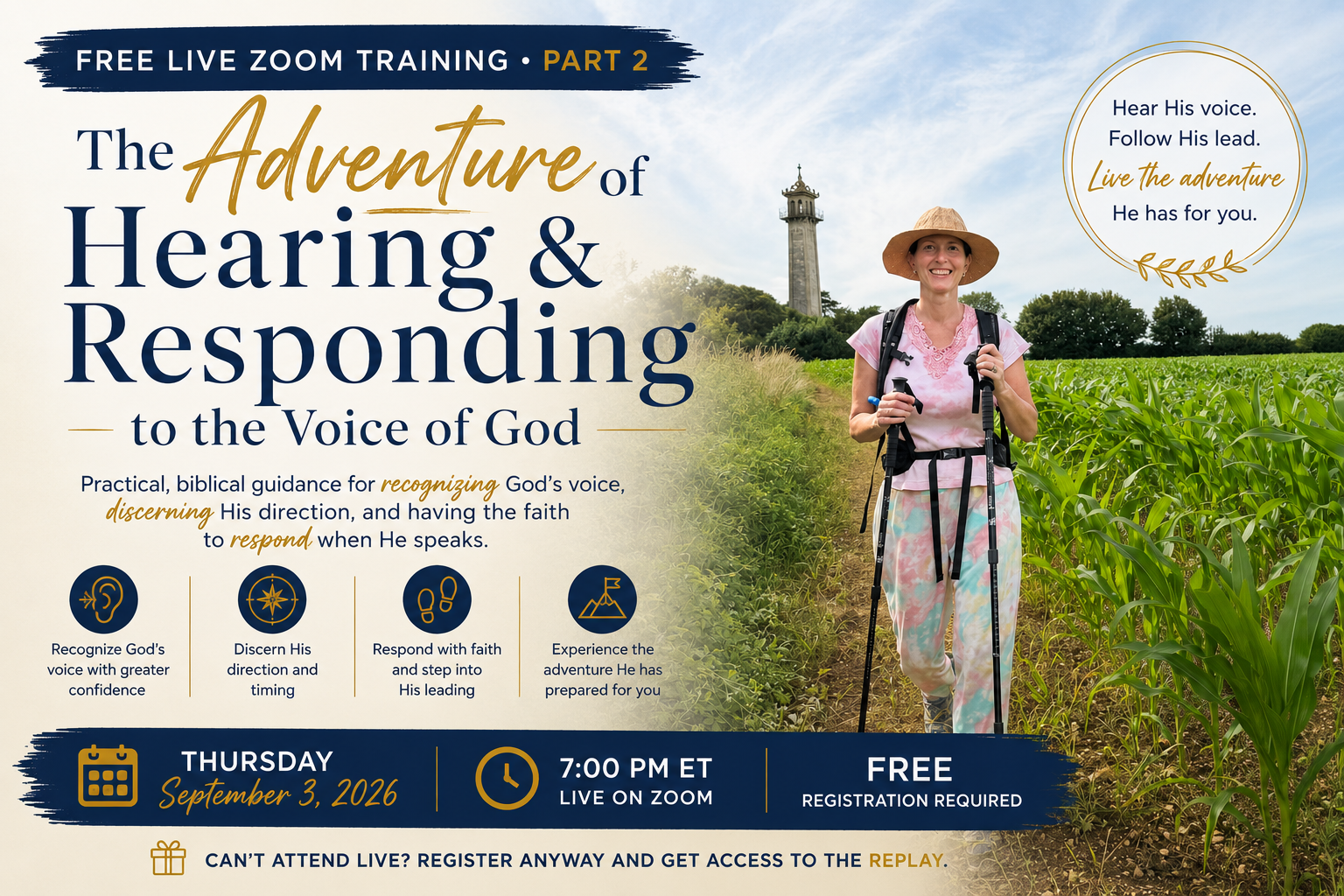 Product image for The Adventure of Hearing & Responding to God’s Voice