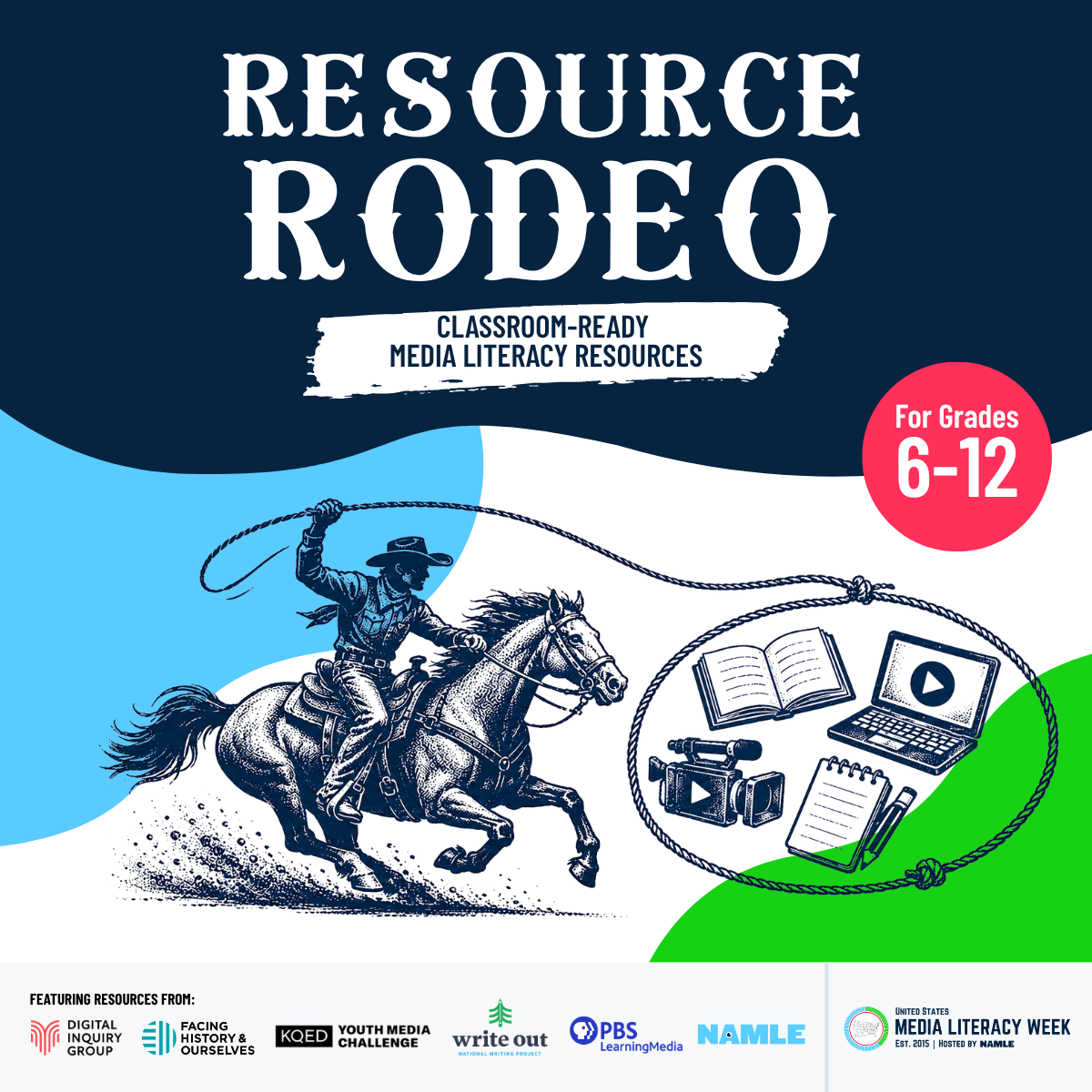 Resource Rodeo: Classroom-Ready Media Literacy Resources for Grades 6-12