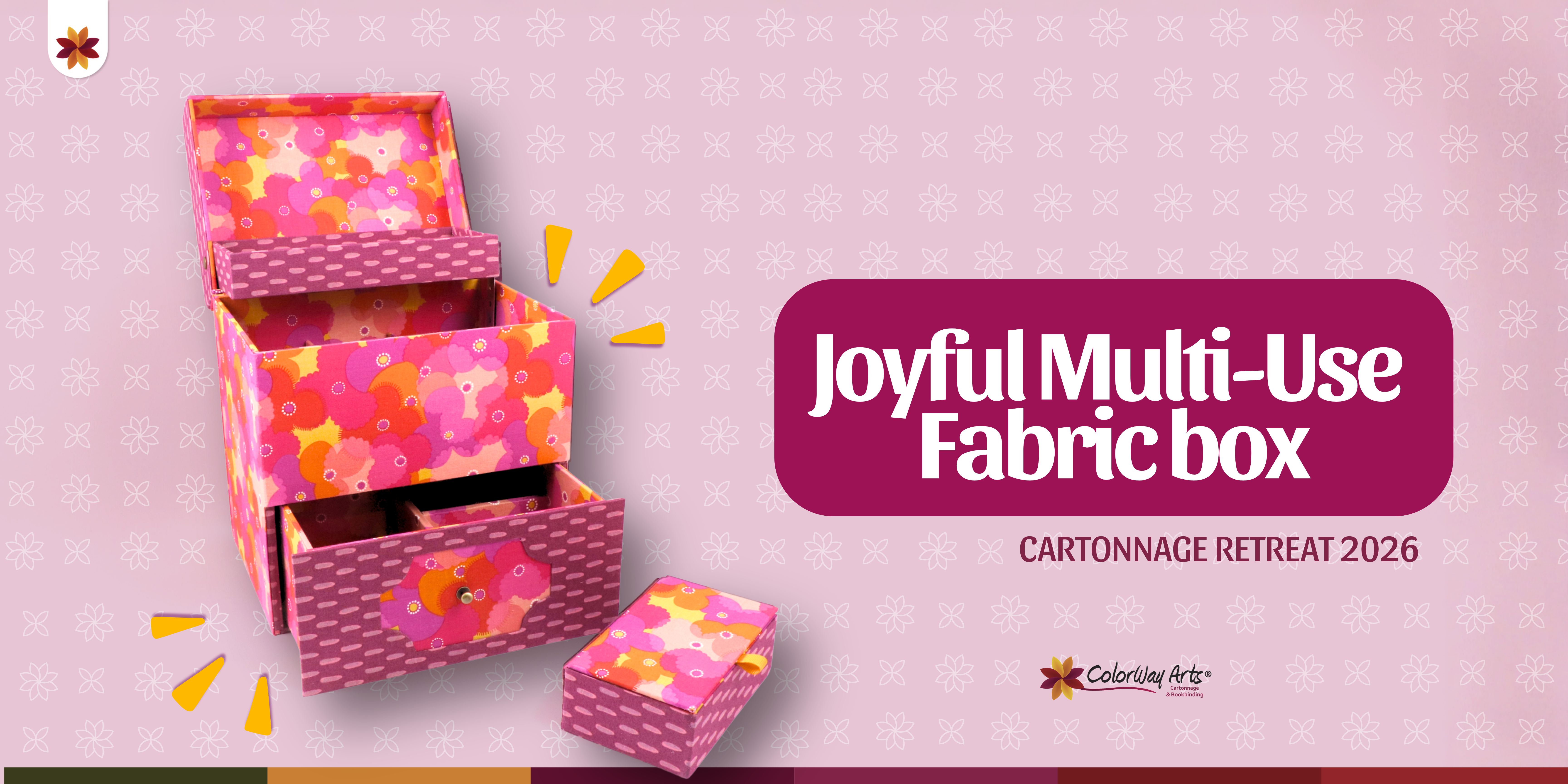 Product image for Joyful Multi-use Fabric Box