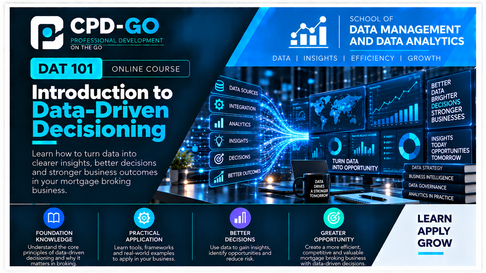 Product image for DAT 101 - Introduction to Data-Driven Decisioning