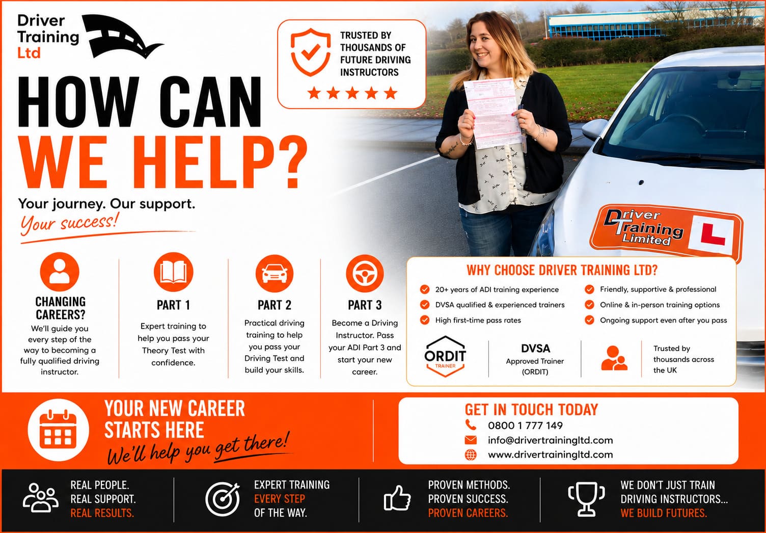 become a driving intructor how can we help