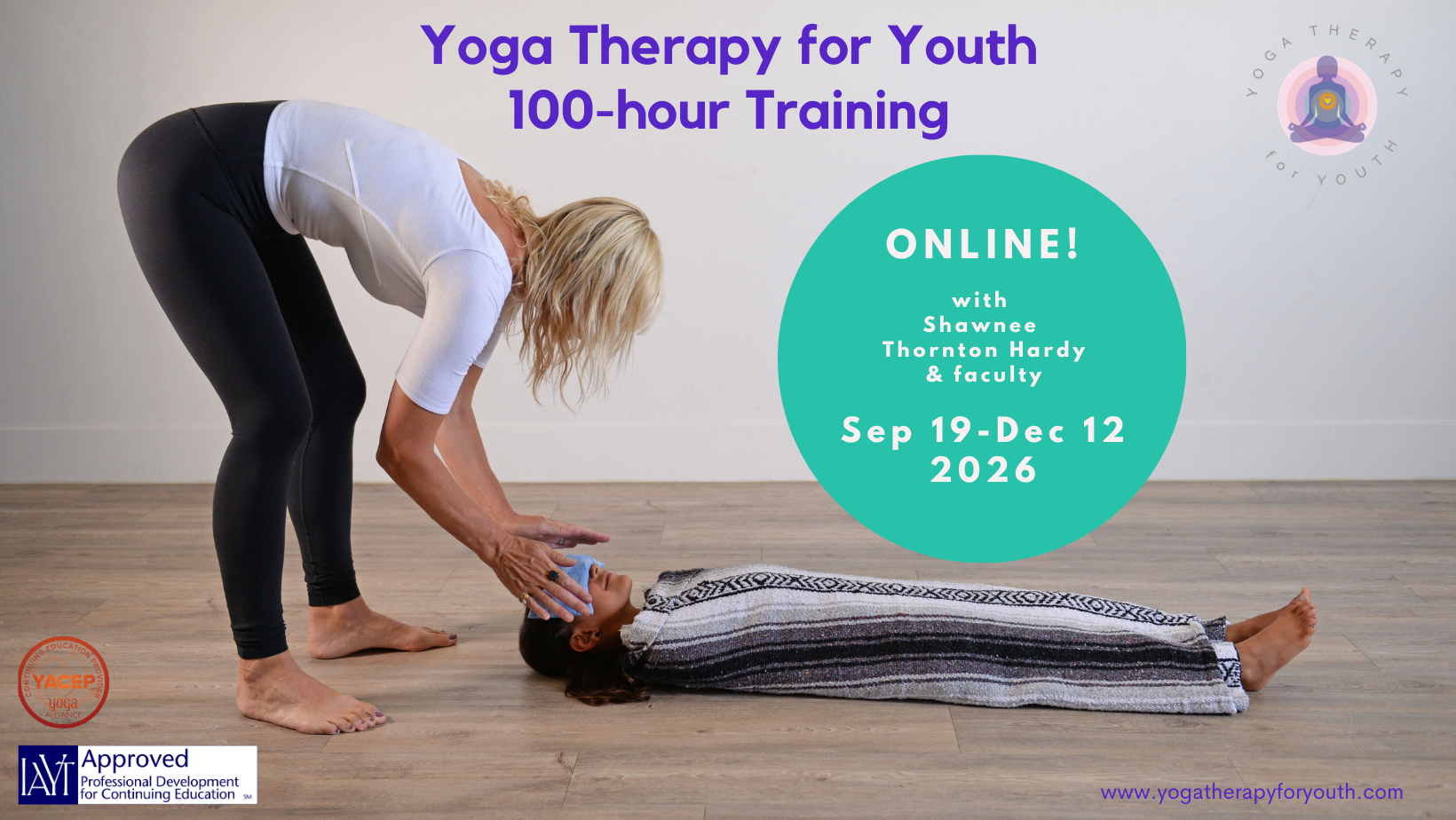 Product image for  Yoga Therapy for Youth 100-hour Certification 2026