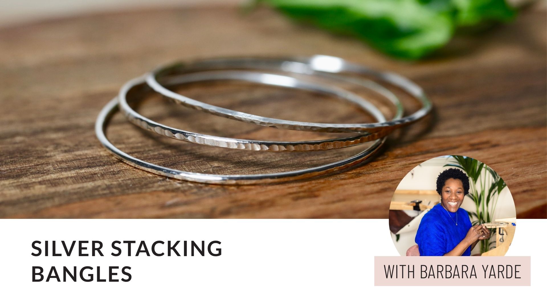 Product image for Silver Stacking Bangles - Free Mini Course