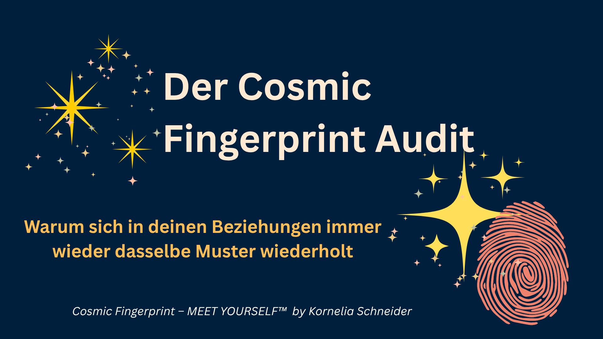 Product image for Der Cosmic Fingerprint Audit DEUTSCH
