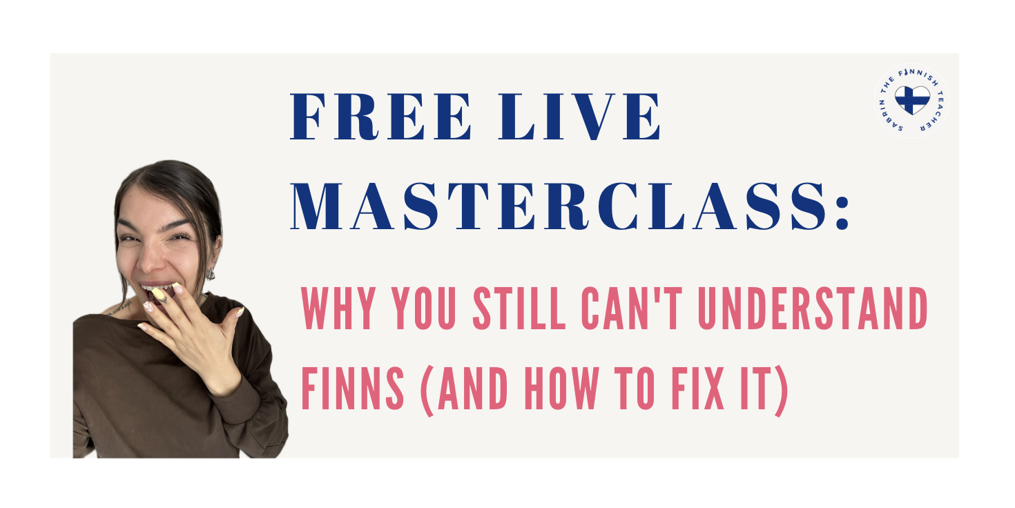 Product image for FREE Live Masterclass: Why You Still Can't Understand Finns (And How to Fix It)