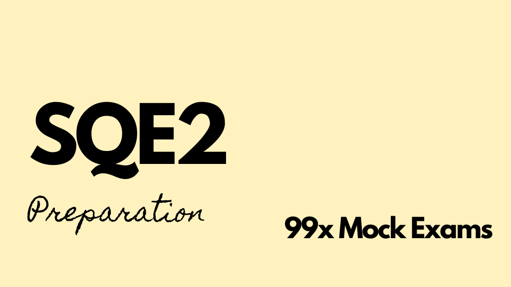 Product image for SQE2 Mock Exams (99x)
