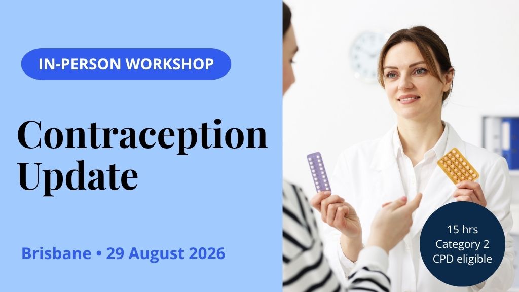 Product image for Brisbane Workshop: Contraception Update (29 August 2026)