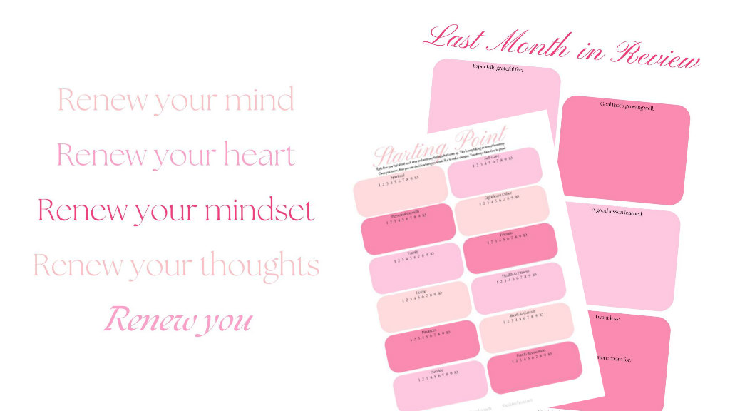 Product image for Renew Your Mind- Vision 90 Planner