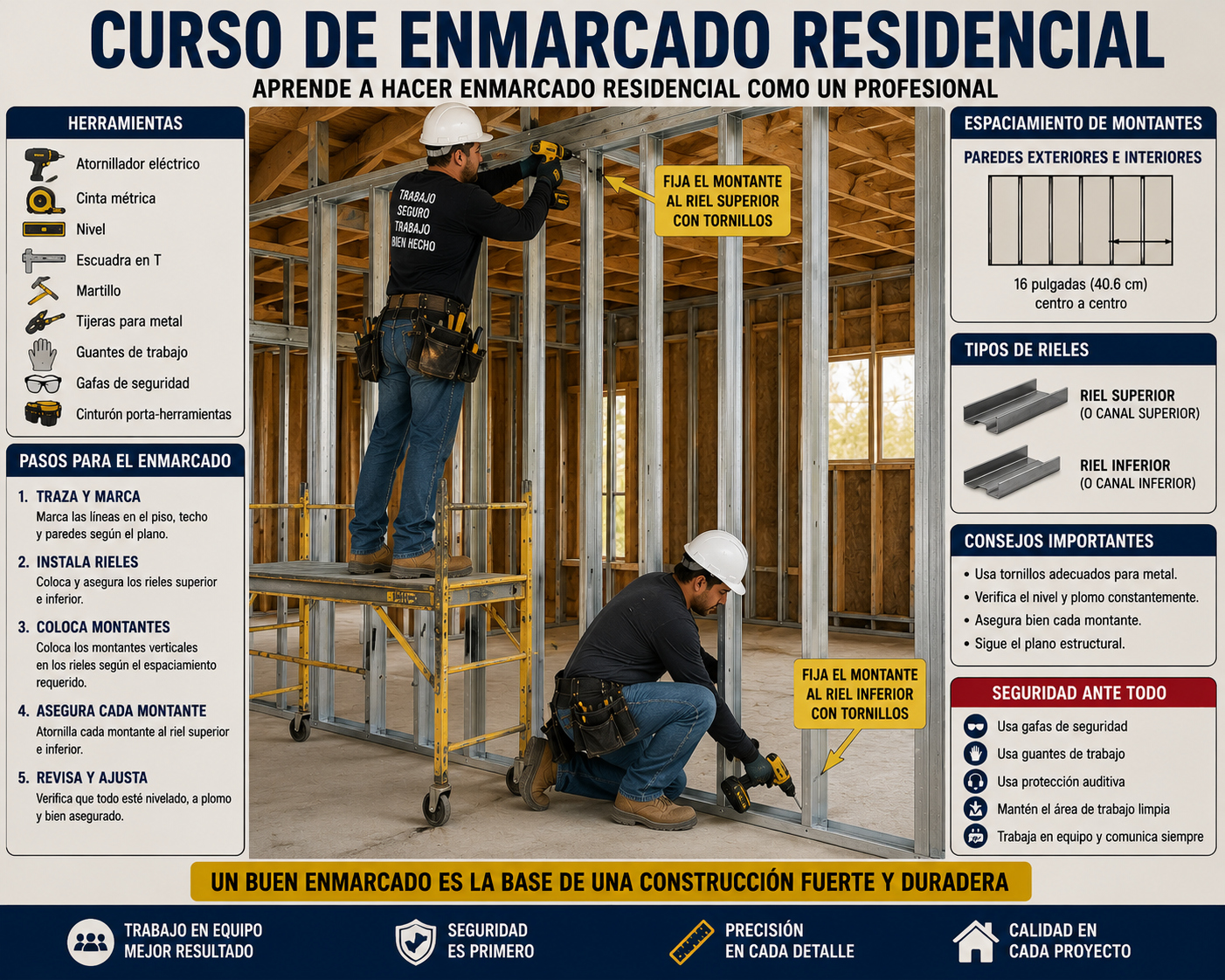 Product image for Enmarcado Metalico Interior 