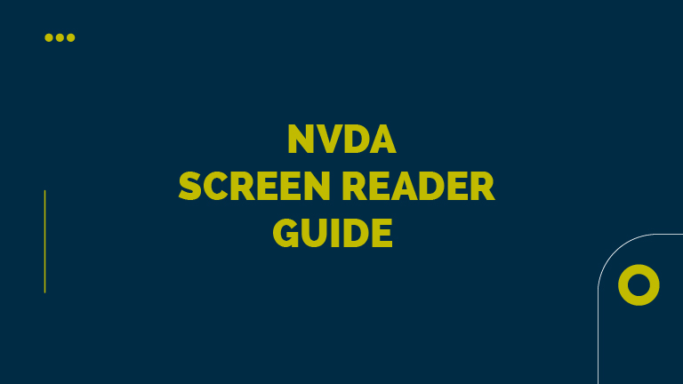 Product image for Screen Reader Cheat Sheet